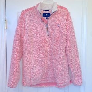 Southern Shirt pink Sherpa pullover